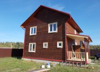 Отделка дома из бруса 8х10, Щелковский рн, п. Фряново — фото 41