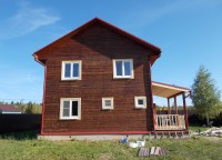 Отделка дома из бруса 8х10, Щелковский рн, п. Фряново — фото 40