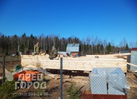 Первый этаж дома из профилированного бруса