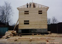 Укрепление стропильной системы дома 7,5х9