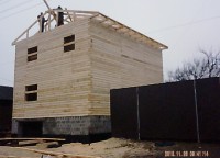 Укрепление стропильной системы дома 7,5х9