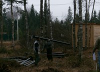 Доставка свайно-винтового фундамента на место строительства