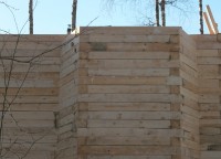 Эркер первого этажа из бруса 150x150