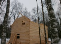 Процесс постройки мансардного этажа брусового дома