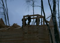 Ведение работа над каркасом эркера