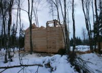 Установка каркаса эркера