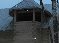 Эркер с черновой крышей