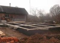 Гидроизоляция ленточного фундамента 8x12