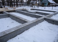 Ленточный фундамент для дома