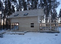 Пропил в стене первого этажа для окна