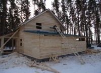 Металлочерепица на крыше гаража