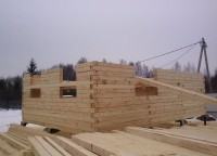 Постройка первого этажа дома 6x9