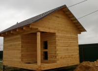 Баня из профлированного бруса