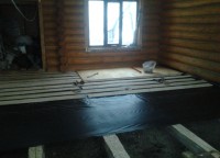 Укладка пароизоляции пола