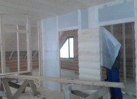 Пароизоляция межкомнатных стен на втором этаже