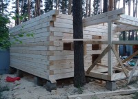 Крыльцо бани
