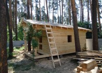 Черновая крыша из руберойда