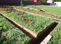 Земляные работы для постройки дома 8х9