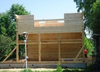 Строительство второго этажа дома из бруса 200x200