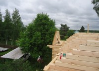 Процесс строительства мансардного этажа
