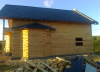 Металлочерепица на крыше дома 9,5х14