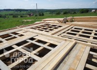 Черновой пол дома 8х9