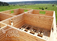 Межкомнатные стены дома 8x9