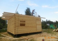 Потолочные балки первого этажа