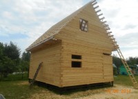 Торцевая сторона дома
