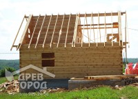 Стропильная система дома 8x9