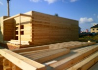 Брус для строительства второго этажа дома 9x9