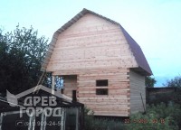 Готовый брусовой дом 6x6