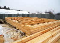 Процесс возведения первого этажа г. Одинцово