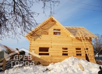 Фронтон и обрешетка дома г. Одинцово