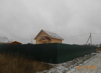 Брусовой дом на ленточном фундаменте 7,5x9,5