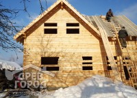 Работа над установкой крыши г. Одинцово