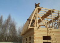 Монтаж стропильной системы