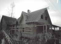 Обрешетка на крыше брусового дома