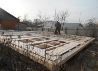 Половые балки первого этажа