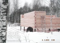 Первый этаж на свайно-винтовом фундаменте