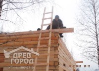 Работы над вторым этажом
