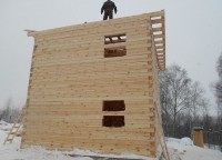 Второй этаж брусового дома