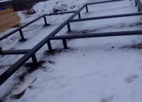 Обвязка свайного фундамента швеллером