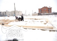 Строительство первого этажа дома на ленточном фундаменте