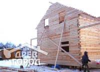 Подготовка к постройке крыши