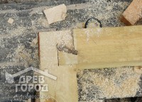 Метод соединения бруса дома 6x9
