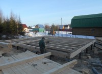 Половые балки первого этажа