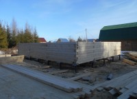 Первый этаж брусового дома 7x9