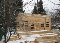 Второй этаж брусового дома 12x12