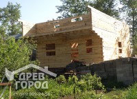 Возведение второго этажа брусового дома